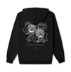 Korelimited Laugh Now Kry Later Zip Up Hoodie In Black In Black