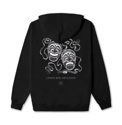 KORELIMITED LAUGH NOW KRY LATER HOODIE IN BLACK