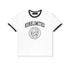 Korelimited Men's Black / White Cropped Ringer Tee In White And Black In White