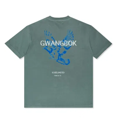 Korelimited Men's Blue Dove Gwangbok Tee In Vintage Blue