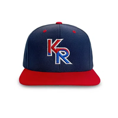 Korelimited Men's Blue Kr Yin Yang Snapback In Navy With Red