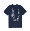 Korelimited Men's Blue Seoul Night Tee In Navy In Blue