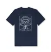 Korelimited Men's Blue Seoul Runner Tee In Navy In Blue