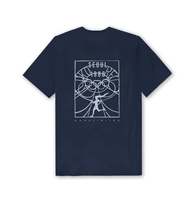Korelimited Men's Blue Seoul Runner Tee In Navy
