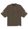 Korelimited Men's Brown Trigram Drop Shoulder Tee In Mocha In Brown