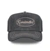 Korelimited Men's Grey  Denim Hat In Black In Gray
