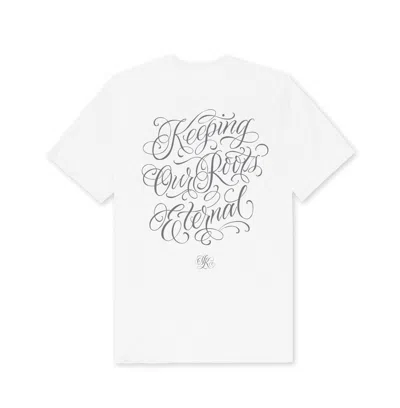 Korelimited Men's Keepin Our Roots Eternal Jk Tee In White
