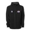 Korelimited Men's Kor Flag Poly-tech Jacket In Black Limited Edition In Black