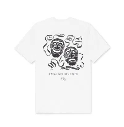 Korelimited Men's Laugh Now Kry Later Tee In White