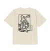 Korelimited Men's Neutrals Tiger & Magpie Tee In Cream In Multi