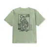 Korelimited Men's Tiger & Magpie Tee In Washed Green In Green