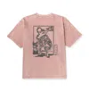 Korelimited Men's Tiger & Magpie Tee In Washed Pink In Pink