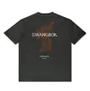 Korelimited Men's Tiger Map Gwangbok Tee In Washed Black In Gray