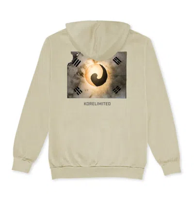 Korelimited Neutrals Vintage Taegeuk Hoodie In Cream In Brown