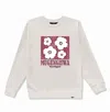 Korelimited White Mugunghwa Fade Crewneck In Light Khaki In White