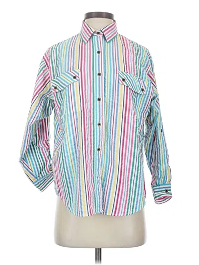 Pre-owned Koret 3/4 Sleeve Blouse In Blue