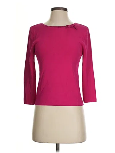 Pre-owned Koret 3/4 Sleeve T-shirt In Pink