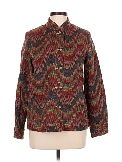 Pre-owned Koret Blazer Jacket In Burgundy