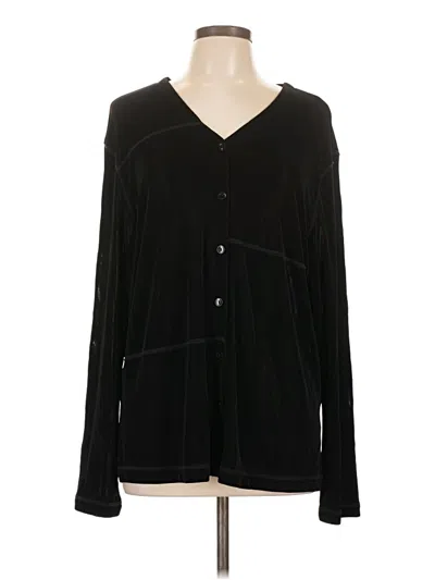 Pre-owned Koret Cardigan Sweater In Black