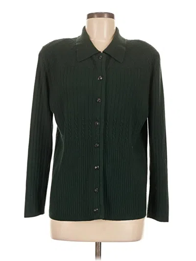 Pre-owned Koret Cardigan Sweater In Green