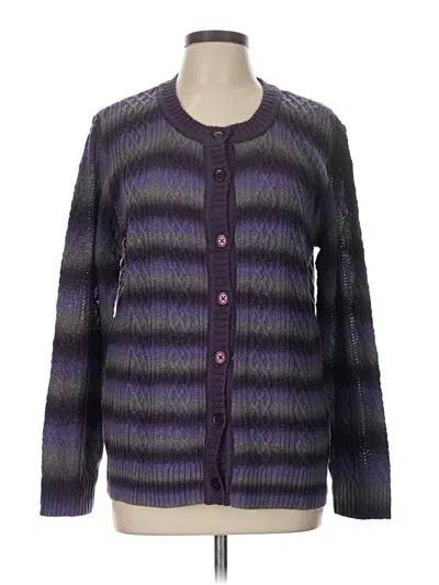 Pre-owned Koret Cardigan Sweater In Purple