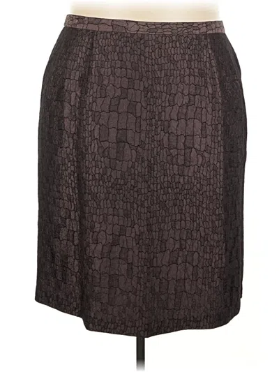 Pre-owned Koret Formal Skirt In Brown