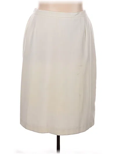 Pre-owned Koret Formal Skirt In Ivory