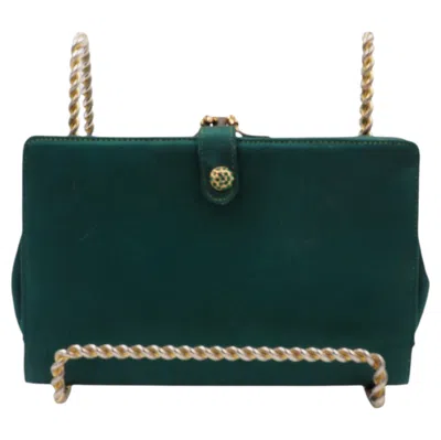Pre-owned Koret Green Satin Clutch