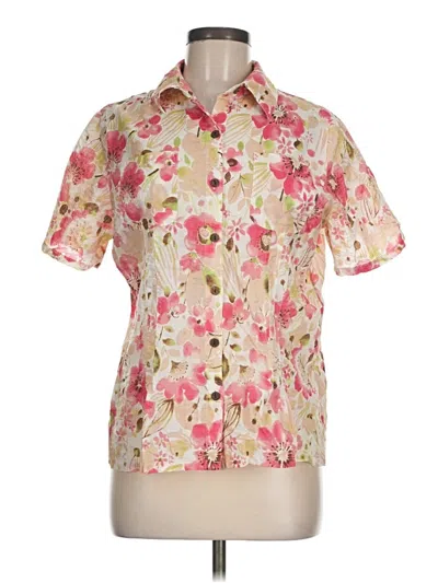 Pre-owned Koret Short Sleeve Blouse In Pink