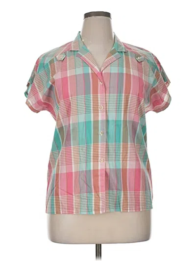 Pre-owned Koret Short Sleeve Blouse In Pink