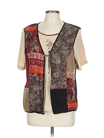Pre-owned Koret Sleeveless Blouse In Brown