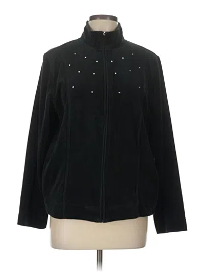 Pre-owned Koret Sport Cardigan Sweater In Black