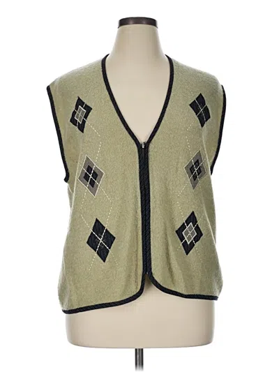 Pre-owned Koret Sweater Vest In Green