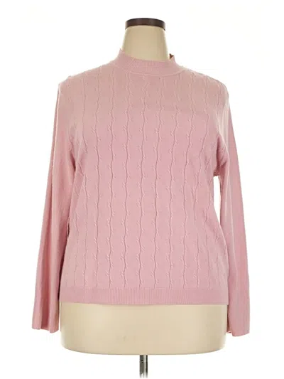 Pre-owned Koret Turtleneck Sweater In Pink