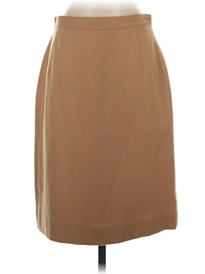 Pre-owned Koret Wool Skirt In Tan