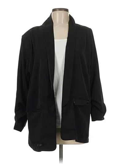 Pre-owned Kori America Blazer Jacket In Black