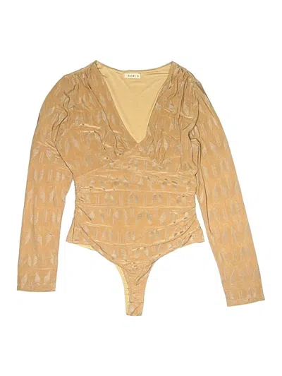 Pre-owned Kori America Bodysuit In Gold