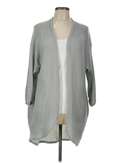 Pre-owned Kori America Cardigan Sweater In Gray