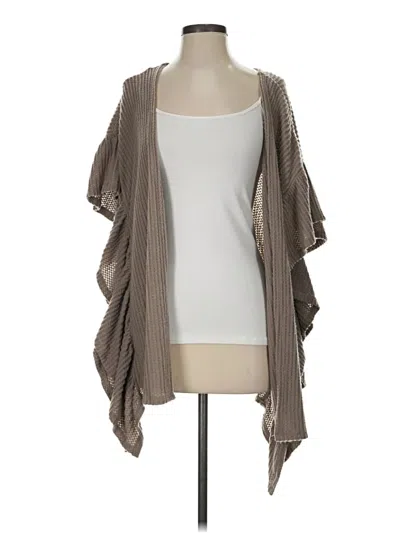 Pre-owned Kori America Cardigan Sweater In Tan