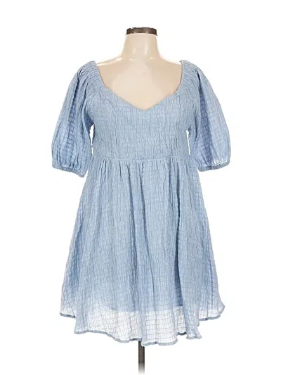Pre-owned Kori America Casual Dress In Blue