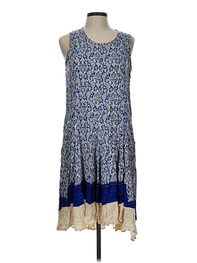 Pre-owned Kori America Casual Dress In Blue