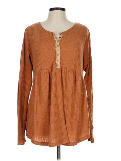 Pre-owned Kori America Casual Dress In Brown