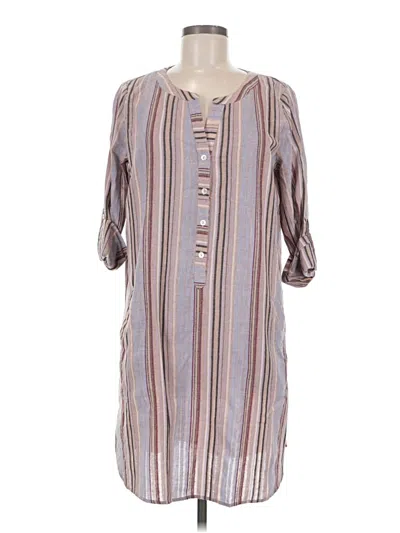 Pre-owned Kori America Casual Dress In Gray