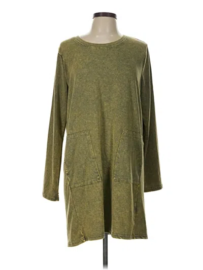 Pre-owned Kori America Casual Dress In Green