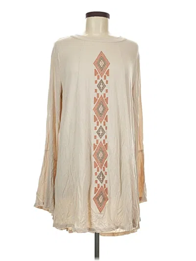 Pre-owned Kori America Casual Dress In Tan
