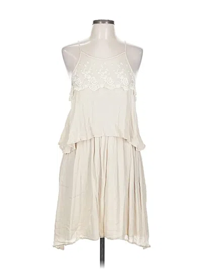 Pre-owned Kori America Casual Dress In White