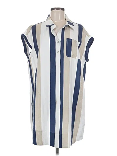 Pre-owned Kori America Casual Dress In White