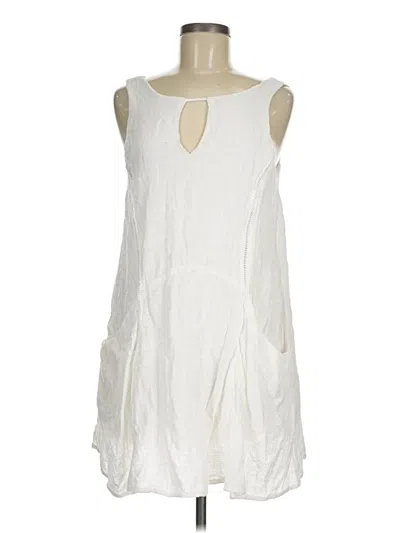 Pre-owned Kori America Casual Dress In White