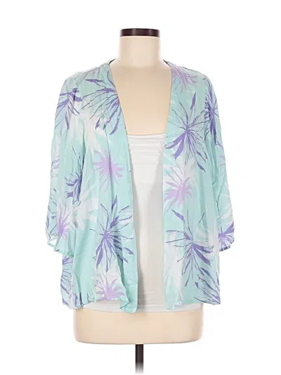 Pre-owned Kori America Kimono In Blue