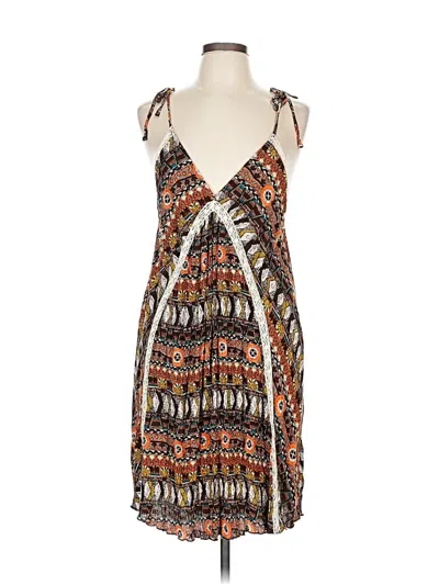 Pre-owned Kori America Kimono In Orange